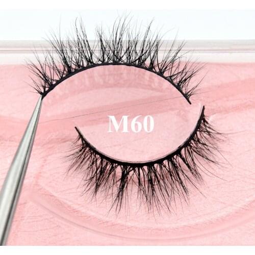 Visofree Mink Eyelashes 3D Mink Hair False Eyelashes Natural Thick Long Eye Lashes Fluttery Makeup Beauty Extension Tools M60