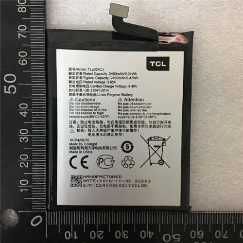 High Quality 2460mAh TLP024C1/TLP024CJ battery for Alcatel A3 OT-5046/Shine Lite OT-5080 5080X OT-5046D Smart phone battery