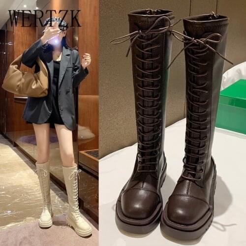 Winter Boots Women Knee High Sexy Thigh High Boots Warm 2021 Autumn Over The Knee Boots Flat Knee High Women Long Boots Fashion