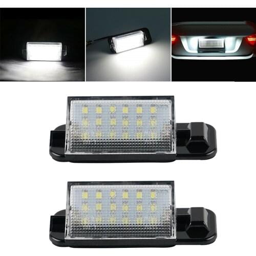 Car LED License Number Plate Light Lamp Bulb For BMW 3 Series E36 Saloon Touring Cabriolet Compact 1992-1998 1997 1996 1995 1994