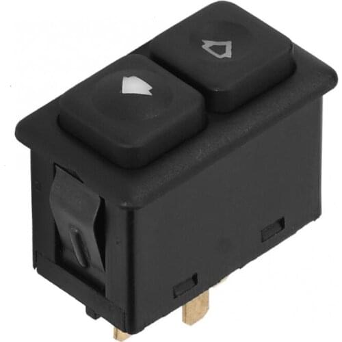 61311381205 Black 5 Pin Illuminated Power Window Switch Front Left Side For BMW E23 E24 E28 E30 BW102 613 113 812 05