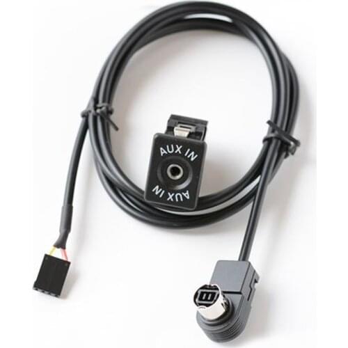 Biurlink 3.5MM Switch Audio Panel Aux-in Cable Adapter for JVC KS-U58 PD100 U57 U29