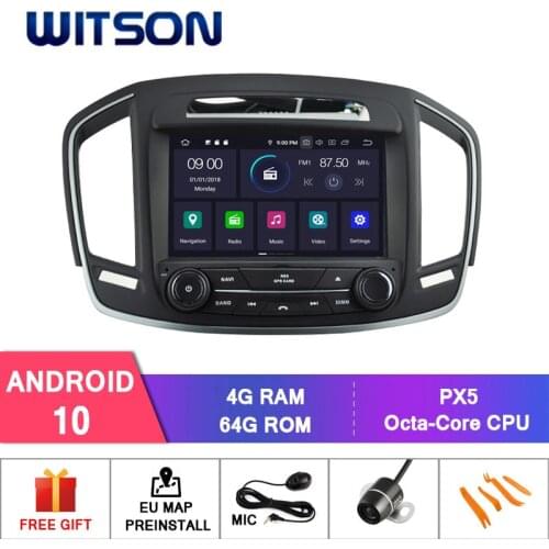 WITSON Android 10 CAR RADIO GPS FOR OPEL INSIGNIA 2014 CAR DVD GPS STEREO Radio Multimedia Buit in DPS CAR GPS NAVIGATION