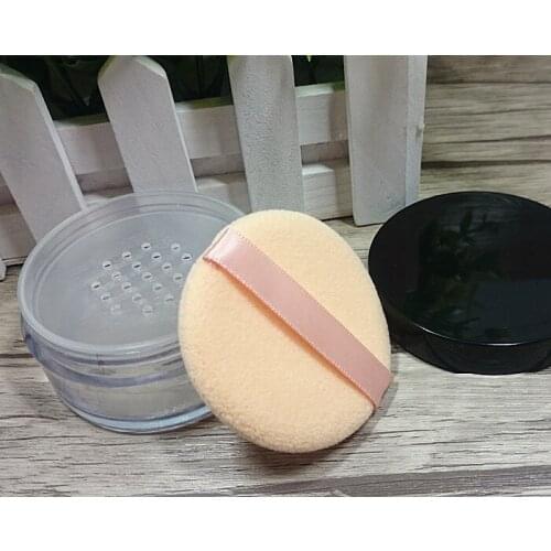 Powder Jar 15g Plastic Cosmetic Refillable Packaging Bottle Empty Small Women Makeup Container Loose Powder Compact Case