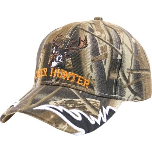 Hot sale new fashion camouflage animal deer baseball cap for men outdoor sport hunting couple trend sunshade snapback hats
