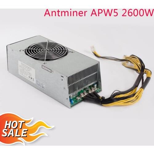BITMAIN PSU APW5 Antminer 2600w Power Supply 110v 220v For Antminer s9 hydro Z9 Mini S9 S9i S9j L3+ D3 A3 DR3 Baikal BK-X BK-G2