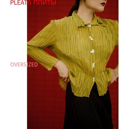 BLUE FOLD Long Blouses