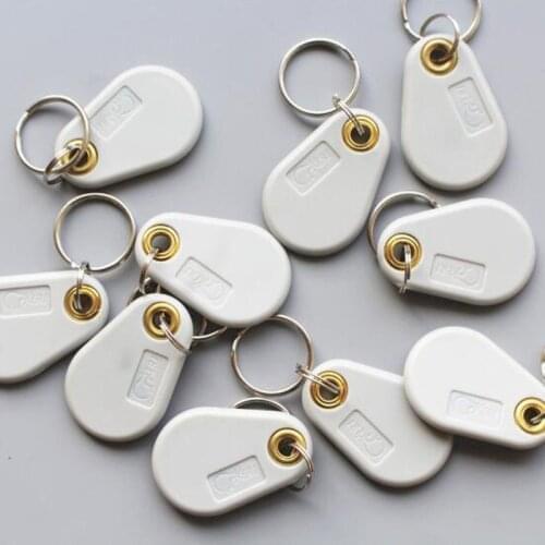 125KHz EM4305 T5577 RFID Key Tags Ring Tokens Writable Keyfob Rewritable Keychain Access Card Copy Clone Duplicate