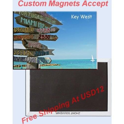 Key West Travel USA Travel Magnets Gifts 78*54mm Unite States Souvenir Fridge Magnet 20016