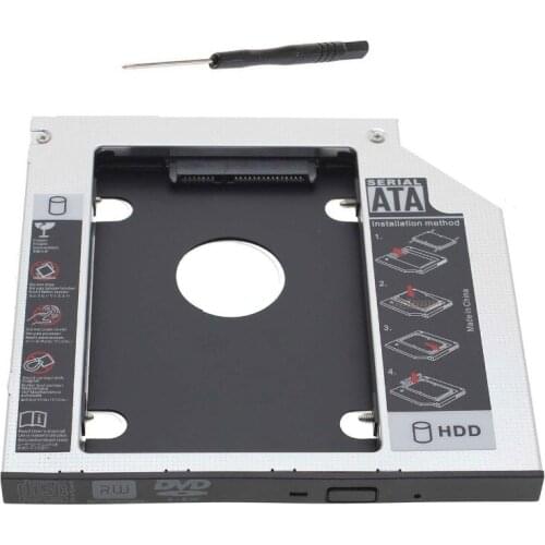 2nd Hard Drive Hdd Ssd Caddy for Sony Vaio Sve11 Sve14 Sve15 Sve17 Series GN-AW290JFQ VGN-AW310J/H VGN-AW350J/B 12.7mm