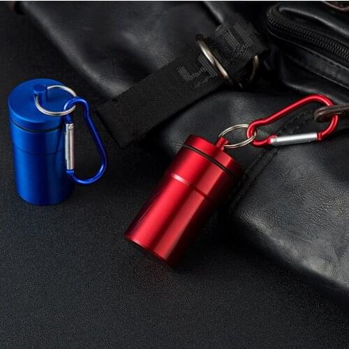 Portable Creative Portable Ashtray Stainless Steel Keychain Outdoor Carabiner Portable Ashtray Smoking Accessories for Weed