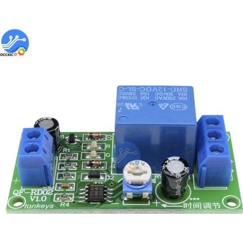 12V Relays Timer Delay Relay NE555 Shield Timing Relay Timer Control Switch Car Relays Pulse Generation Duty Cycle