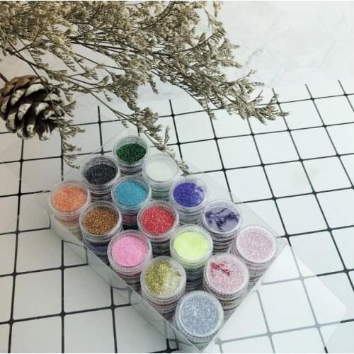 Mixed 12/45Colors Mini Powder Temporary Shimmer Glitter Diamond Painting for Decoration Shinning DIY Nail Tattoo Body Art Design