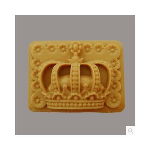 Wedding Imperial crown shaped silicon soap mold Cake decoration mold manual soap mold candle mold