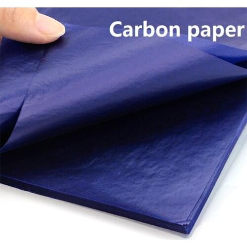 12k 97Sheets Blue + 3 Red Color Carbon Paper Ones Double Sided Copy Paper 220x340mm Office Accounting Documents File Bill 9376