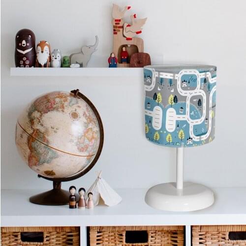 Car Pattern Children 'S Room Night light Table Top Lamps Lighting lampshade Star Cloud Educational Lighting