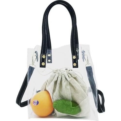 Women Messenger Bags Transparent Bag Female 2019 New Fashion Summer Jelly Portable Messenger Bags