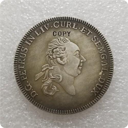 1780 Latvia Courland Peter Biron Thaler COPY Coin