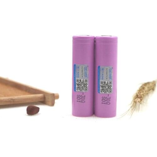 3 pcs. New 100% vaeicore new original inr18650 30q 3000 mAh Battery inr18650 lithium battery Battery