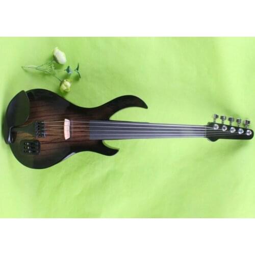 4/4 Electric Violin Solid wood 20--28# blue color guitar neck 5 string