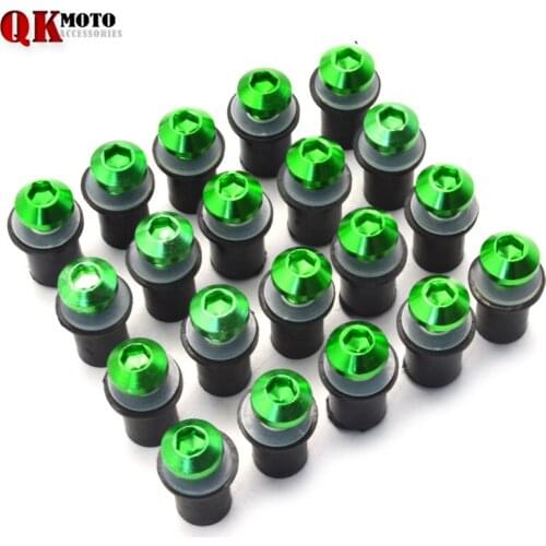 CNC Motorcycle Accessories 6mm Windshield Windscreen Bolt Screw FOR KAWASAKI Z250 Z800 Z1000 z750 ninja250 ninja300 z900 Z650