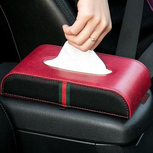 Automobile Car tissue box Seat type Car carton napkin holder Tissue box