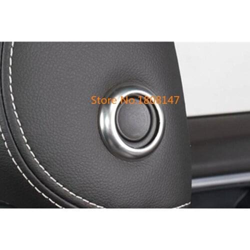 For VW Volkswagen Teramont Atlas 2017 2018 2019 2020 Detector ABS Silver Seat Head Adjustment Knob Button Switch Hoods Parts