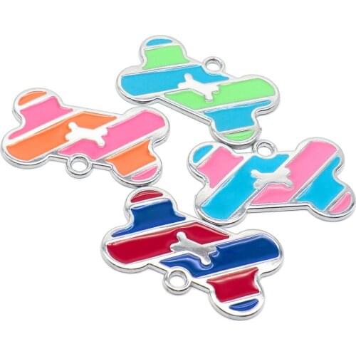 Wholesale 100Pcs Bone Dog ID Tag Customized Pet Name Tags For Dog Collar Accessories Puppy Nameplate Tag Personalized Engraved