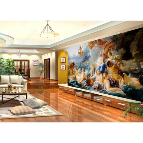 Wallpaper photo 3 d custom mural European palace beauties home decor in the living room Wallpaper for walls in rolls