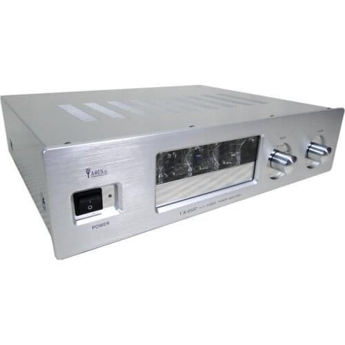 Latest upgrade 85W+85W YAQIN VK-2100 Hybrid Tube Amplifier SRPP circuit lamp amp 12AU7*2 12AT7*2 10Hz ~ 100KHz (-2dB)T7*2