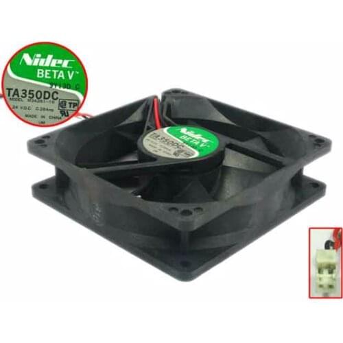Nidec M34261-16 DC 24V 0.28A 92x92x25mm Server Cooling Fan