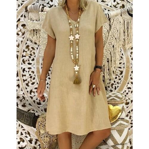 One Yona Summer Linen Dresses China