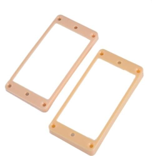2Pcs Plastic Guitar Pickup Frames Humbucker Pickup Mounting Ring Frames For Electric Guitar 9cmx4.5cmx1cm