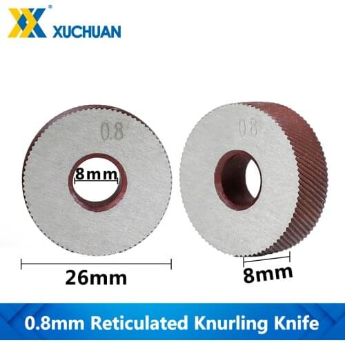 0.8mm Reticulated Knurling Wheel Gear Shaper Cutter Lathe Inner Hole Embossing Wheel Reticulated Knurling Knife