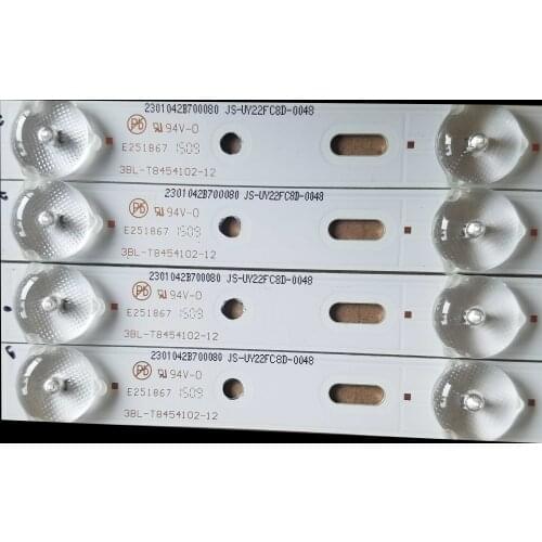 LED Backlight strip TI4308DLEDBH TI4309DLEDBH TI4208DLEDBH 3BL-T8454102-12 4pcs