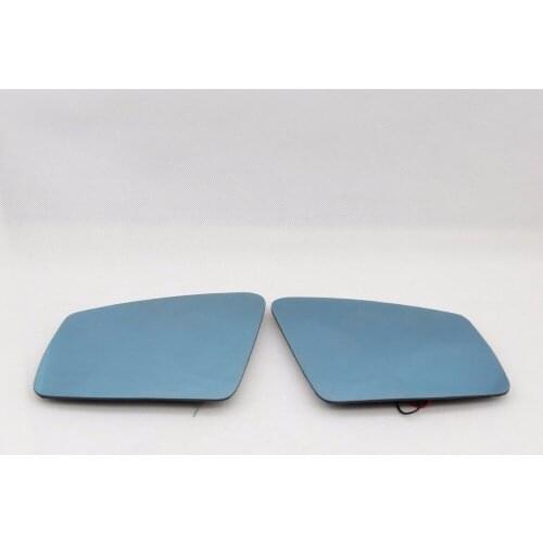 LED Steering Warning Rearview Blue Mirror for BENZ GLK/CLS/CLA/A B C Eclass