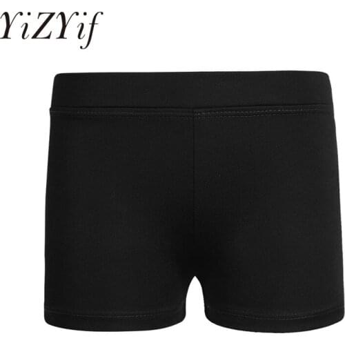 YiZYiF 2018 HIgh Quality Super Soft Girls Boy-cut Low Rise Booty Shorts Activewear Dance Shorts for Workout Girls Boxer shorts