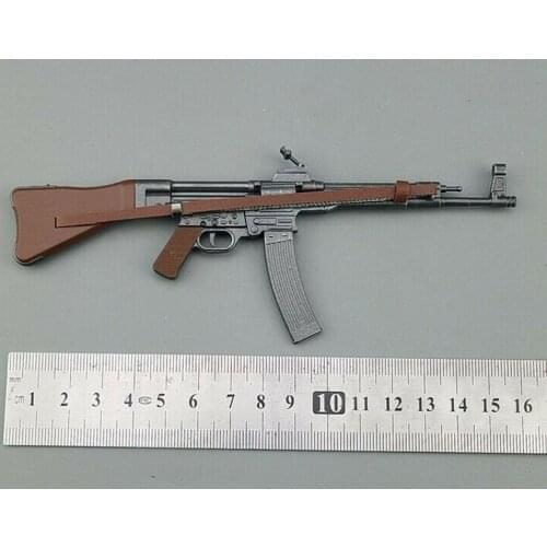 16cm Guns Weapon Model Collections 1/6 Scale MP44 Plastic Machine Gun Model Soldier Figure Weapon Accessories Toys