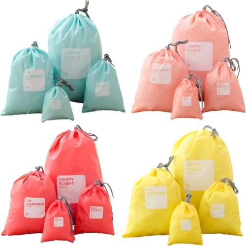 2021 4Pcs/lot Set Travel Accessories Men Women Clothes Classified Organizers Packing Bags Shoes Bags Luggage Bag Wholesale