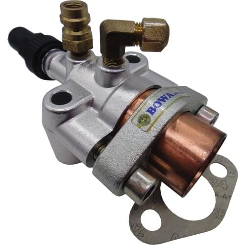 Aluminium shutoff valve with oval flange works as 4UFC.. 4NFC, F400Y and F600Y open type compressor discharge & suction valve