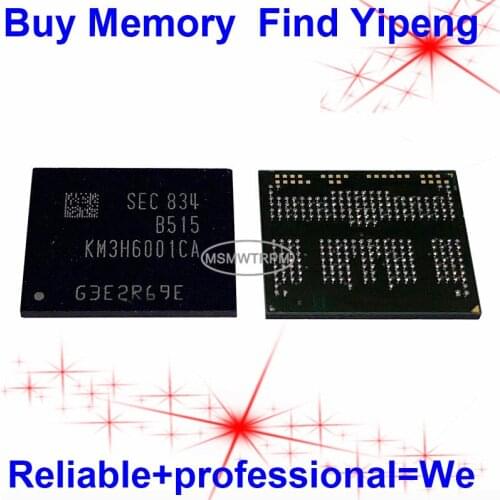 KM3H6001CA-B515 BGA254Ball EMCP 64+48 64GB Mobilephone Memory New original and Second-hand Soldered Balls Tested OK