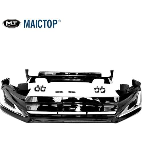 Suit For Auto Gread Parts Front High Gloss Black / Pearl White Overbearing New Mona Lisa Surround