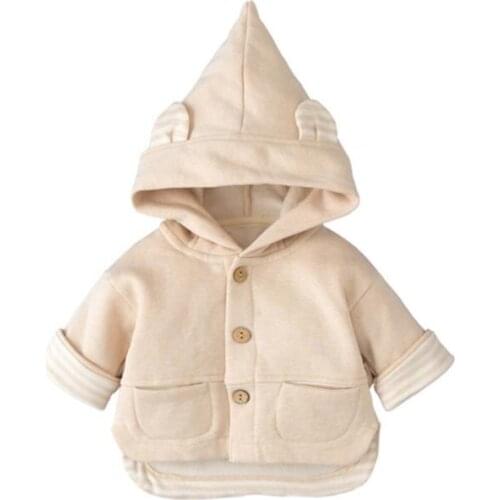 Y5Y6 Childrens clothing 2020 new warm autumn winter Color cotton sweater kids jacket Pure cotton boys and girls hooded jacket