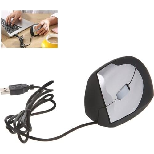 Left Hand Wireless Wired Mouse Optical Ergonomic Vertical Mouse Gaming Mouse U1JA