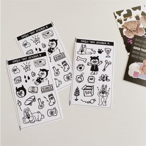 Tomato The same paragraph will be cartoon cute stroke character dog pixel series stickers