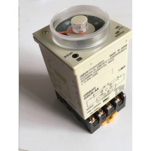 24-220VAC/DC H3CR-A8 time relay 1.2s to 300h 50/60Hz 8PIN with base Power on and off cycle delay time relay