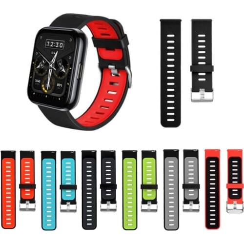 WatchBand 22mm Strap For Realme Watch 2 / 2 Pro SmartWatch Silicone Wriststrap For Realme Watch S /Pro Bracelet Accessories Belt