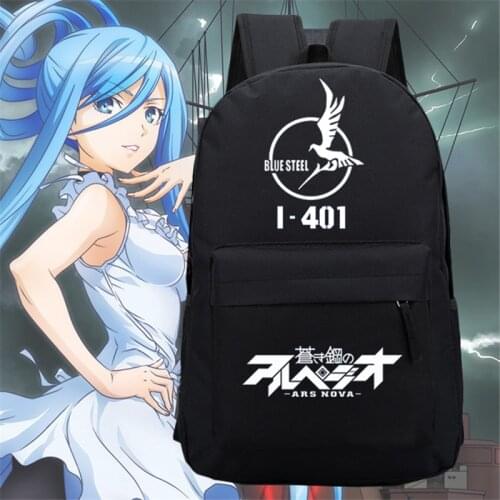 Arpeggio of Blue Steel Cartoon Cosplay Backpack Multi Choices Shoulder Book Bag Escolar Mochila Laptop Bags