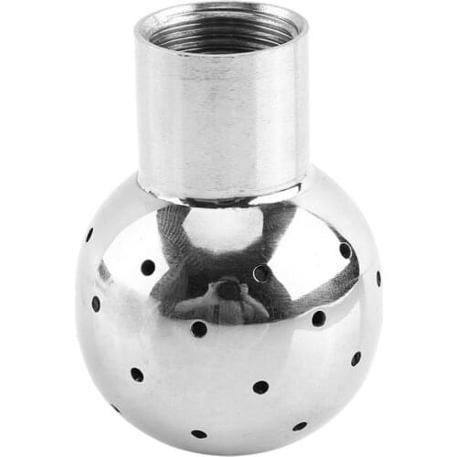 1/2" Thread Female Cleaning Spray Ball Stainless Steel Sanitary Pipe Fittings Fix/Rotary Tank Cleaning Ball Head