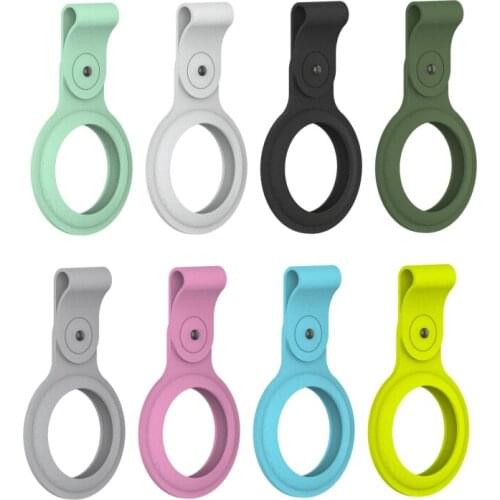 For Apple Airtags Locator Silicone Protective Cover Sports Soft Plastic Shell Locator Tracker Anti-lost Device Case